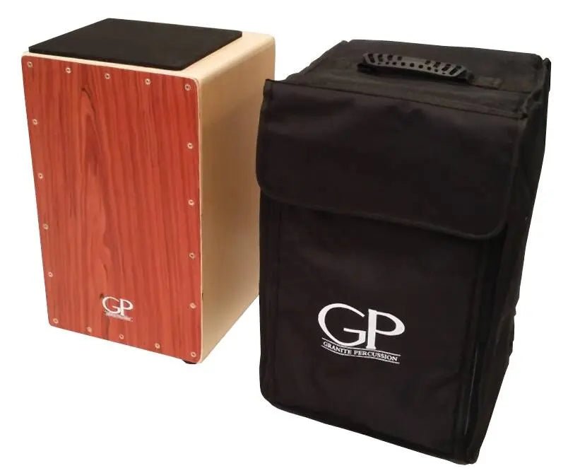 Granite Percussion Cajon Beech Wood Satin Finish w/ Bag by Granite Percussion