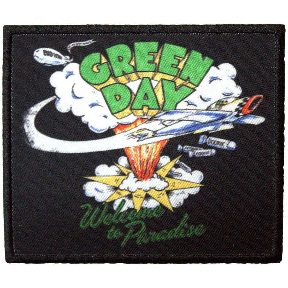 Green Day Printed Patch Welcome To Paradise (Standard) by Rock Off Trade
