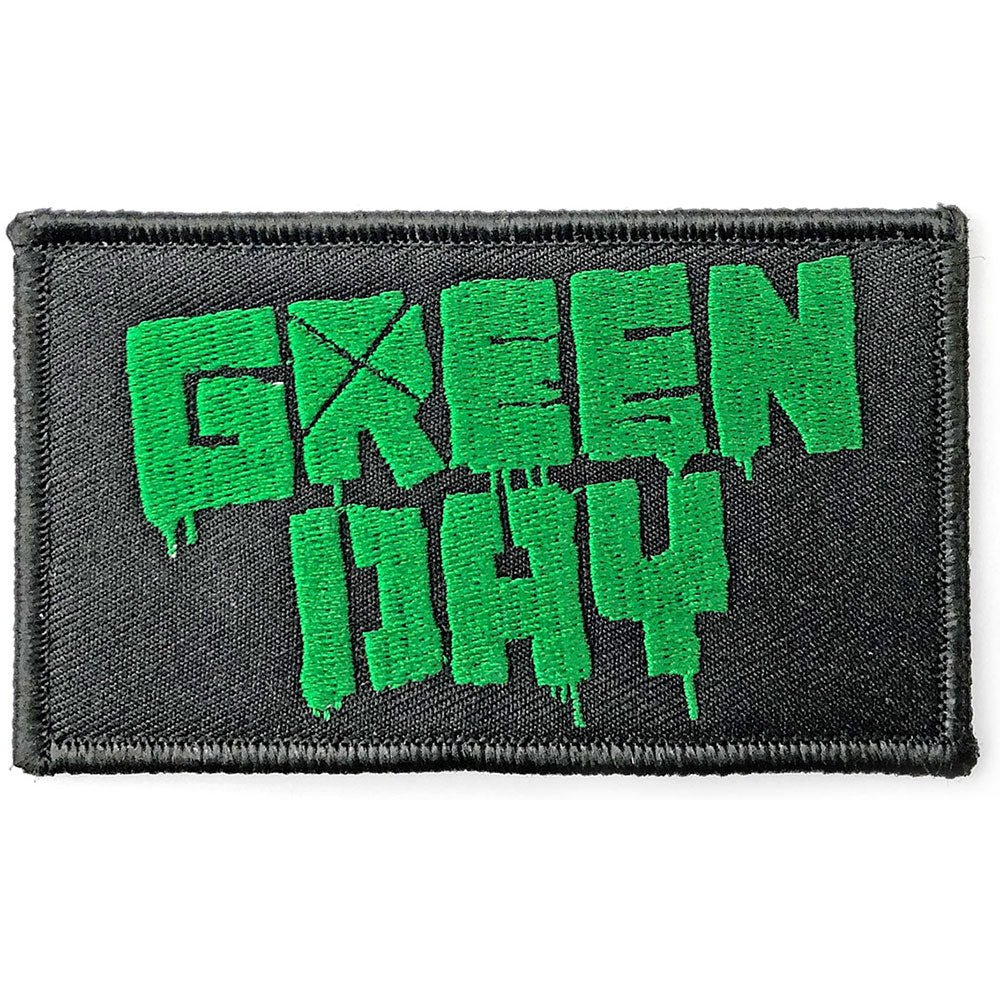 GREEN DAY STANDARD WOVEN PATCH: LOGO by Rock Off Trade