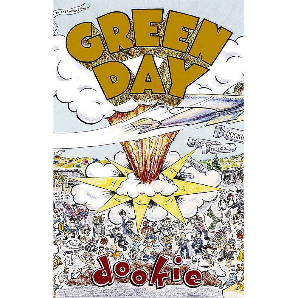 Green Day Textile Poster: Dookie by Rock Off Trade