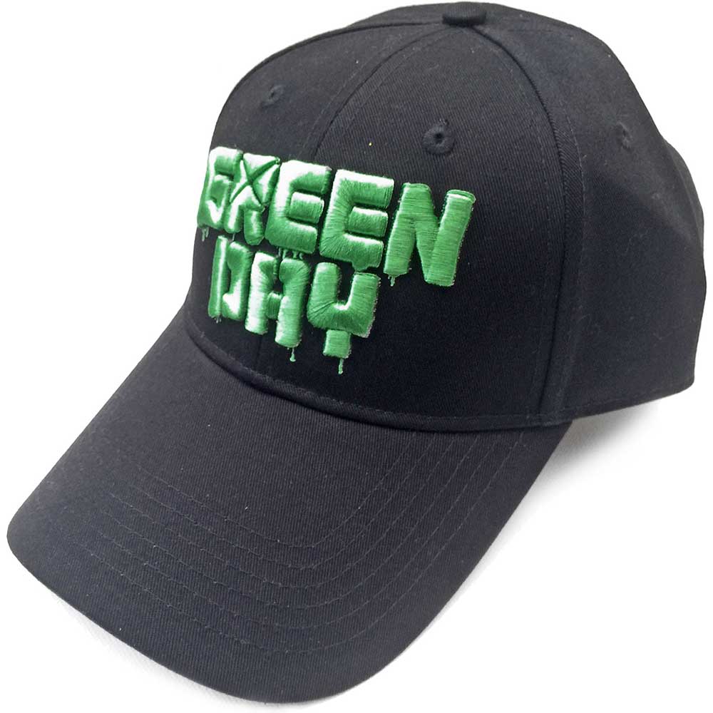 GREEN DAY UNISEX BASEBALL CAP: DRIPPING LOGO by Rock Off Trade