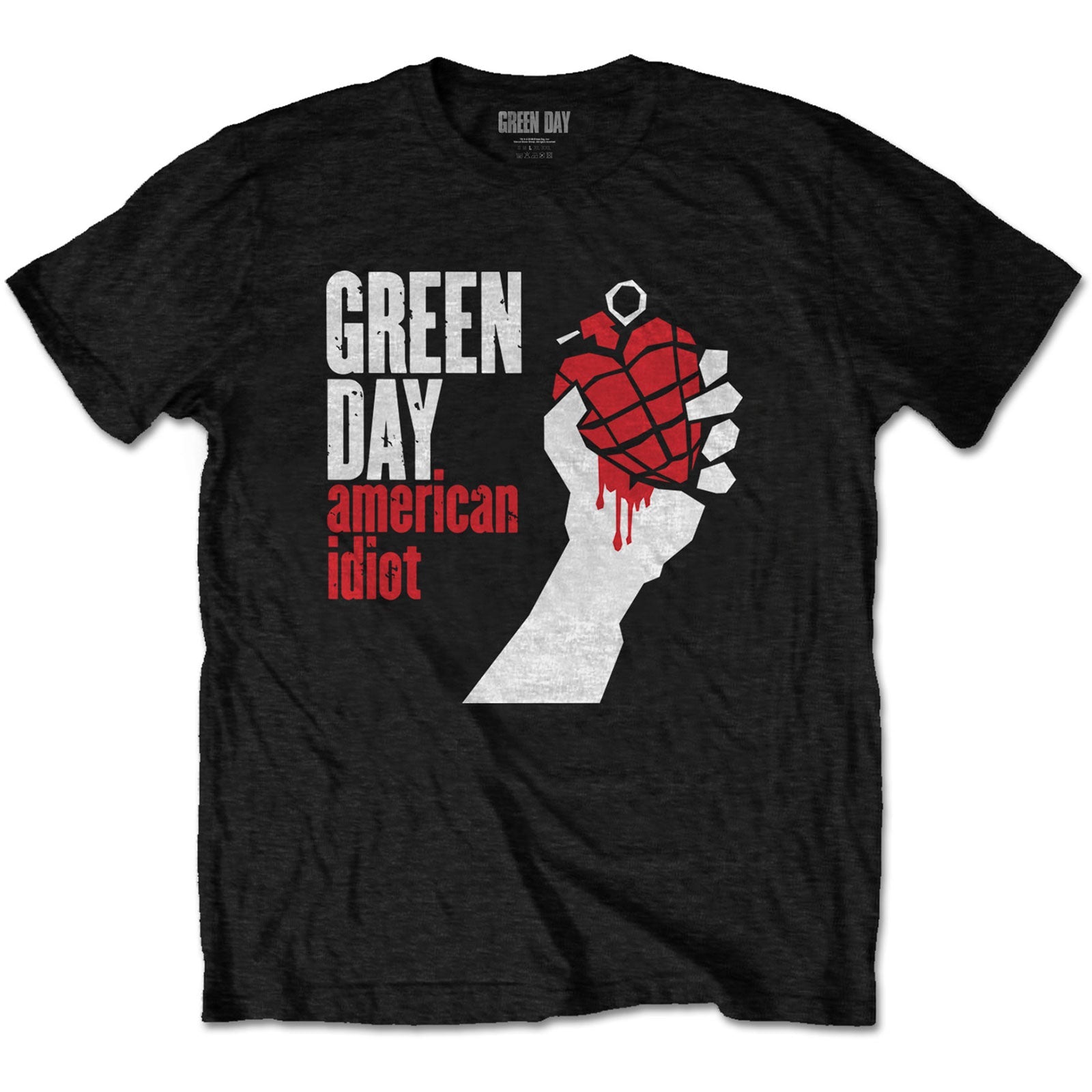GREEN DAY UNISEX T - SHIRT: AMERICAN IDIOT by Rock Off Trade