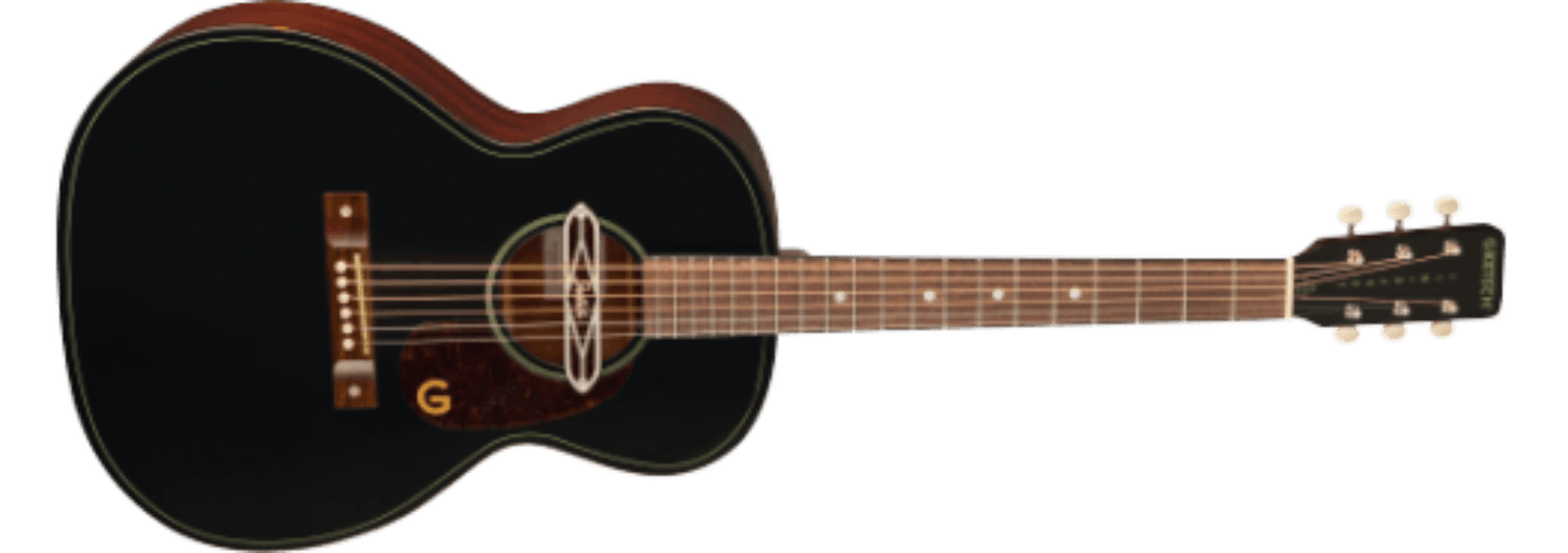 Gretsch Deltoluxe Concert, Walnut Fingerboard, Tortoiseshell Pickguard, Black Top by FMIC