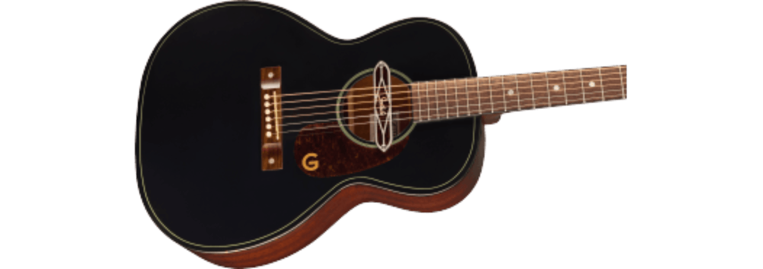 Gretsch Deltoluxe Concert, Walnut Fingerboard, Tortoiseshell Pickguard, Black Top by FMIC