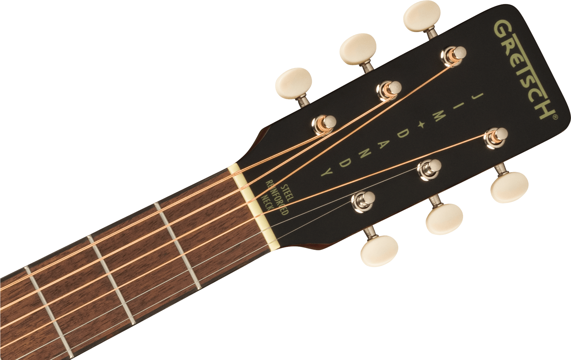 Gretsch Deltoluxe Dreadnought, Walnut Fingerboard, Tortoiseshell Pickguard, Black Top by FMIC
