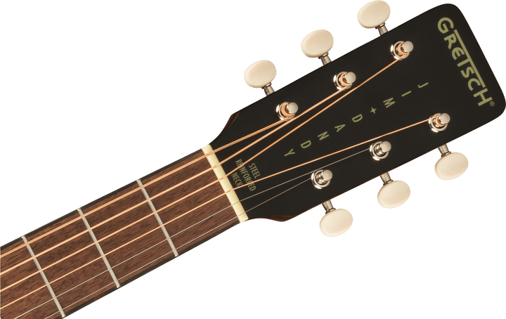 Gretsch Deltoluxe Dreadnought, Walnut Fingerboard, Tortoiseshell Pickguard, Black Top by FMIC