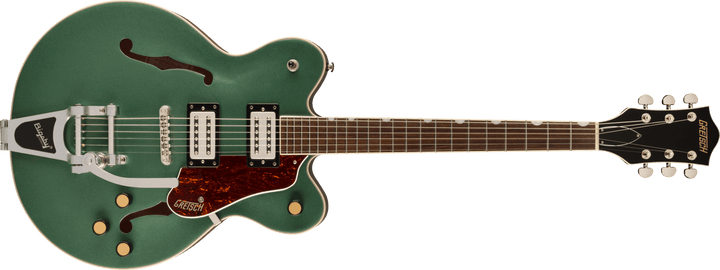 Gretsch G2622T Streamliner™ Center Block Double - Cut with Bigsby®, Laurel Fingerboard, Broad’Tron™ BT - 3S Pickups, Steel Olive by FMIC