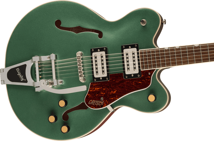 Gretsch G2622T Streamliner™ Center Block Double - Cut with Bigsby®, Laurel Fingerboard, Broad’Tron™ BT - 3S Pickups, Steel Olive by FMIC