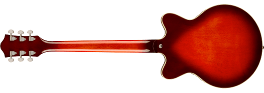 Gretsch G2655 Streamliner™ Center Block Jr. Double - Cut with V - Stoptail, Laurel Fingerboard, Claret Burst by FMIC
