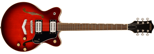 Gretsch G2655 Streamliner™ Center Block Jr. Double - Cut with V - Stoptail, Laurel Fingerboard, Claret Burst by FMIC