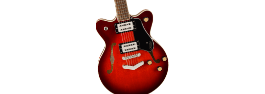 Gretsch G2655 Streamliner™ Center Block Jr. Double - Cut with V - Stoptail, Laurel Fingerboard, Claret Burst by FMIC