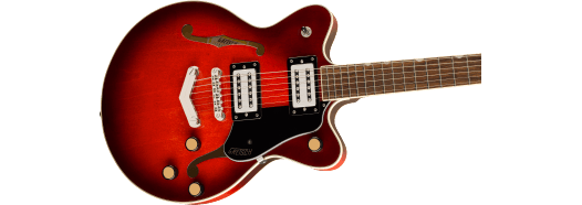 Gretsch G2655 Streamliner™ Center Block Jr. Double - Cut with V - Stoptail, Laurel Fingerboard, Claret Burst by FMIC