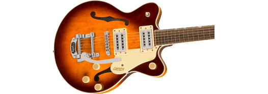 Gretsch G2655T Streamliner™ Center Block Jr. Double - Cut with Bigsby®, Laurel Fingerboard, Forge Glow by FMIC