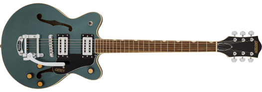 Gretsch G2655T Streamliner™ Center Block Jr. Double - Cut with Bigsby®, Laurel Fingerboard, Gunmetal by Gretsch