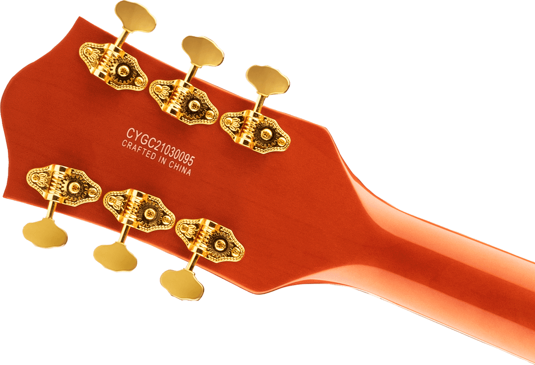 Gretsch G5422TG Electromatic® Classic Hollow Body Double - Cut with Bigsby® and Gold Hardware, Laurel Fingerboard, Orange Stain by FMIC