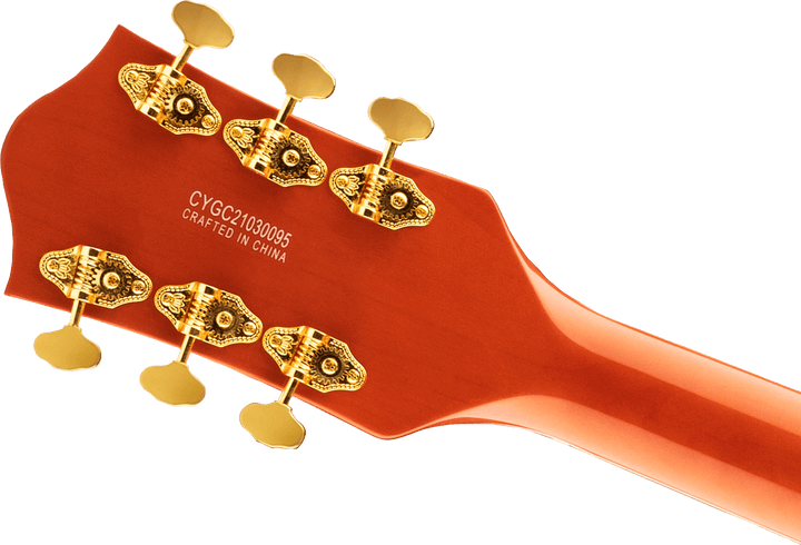Gretsch G5422TG Electromatic® Classic Hollow Body Double - Cut with Bigsby® and Gold Hardware, Laurel Fingerboard, Orange Stain by FMIC