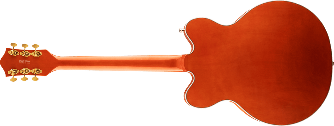 Gretsch G5422TG Electromatic® Classic Hollow Body Double - Cut with Bigsby® and Gold Hardware, Laurel Fingerboard, Orange Stain by FMIC