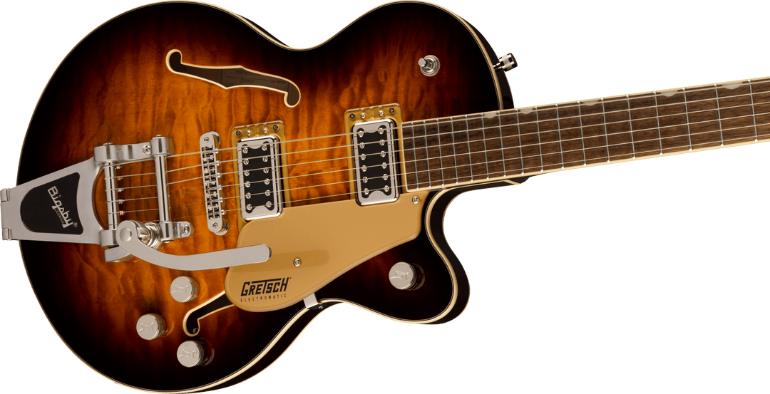 Gretsch G5655T - QM Electromatic® Center Block Jr. Single - Cut Quilted Maple with Bigsby®, Sweet Tea by FMIC