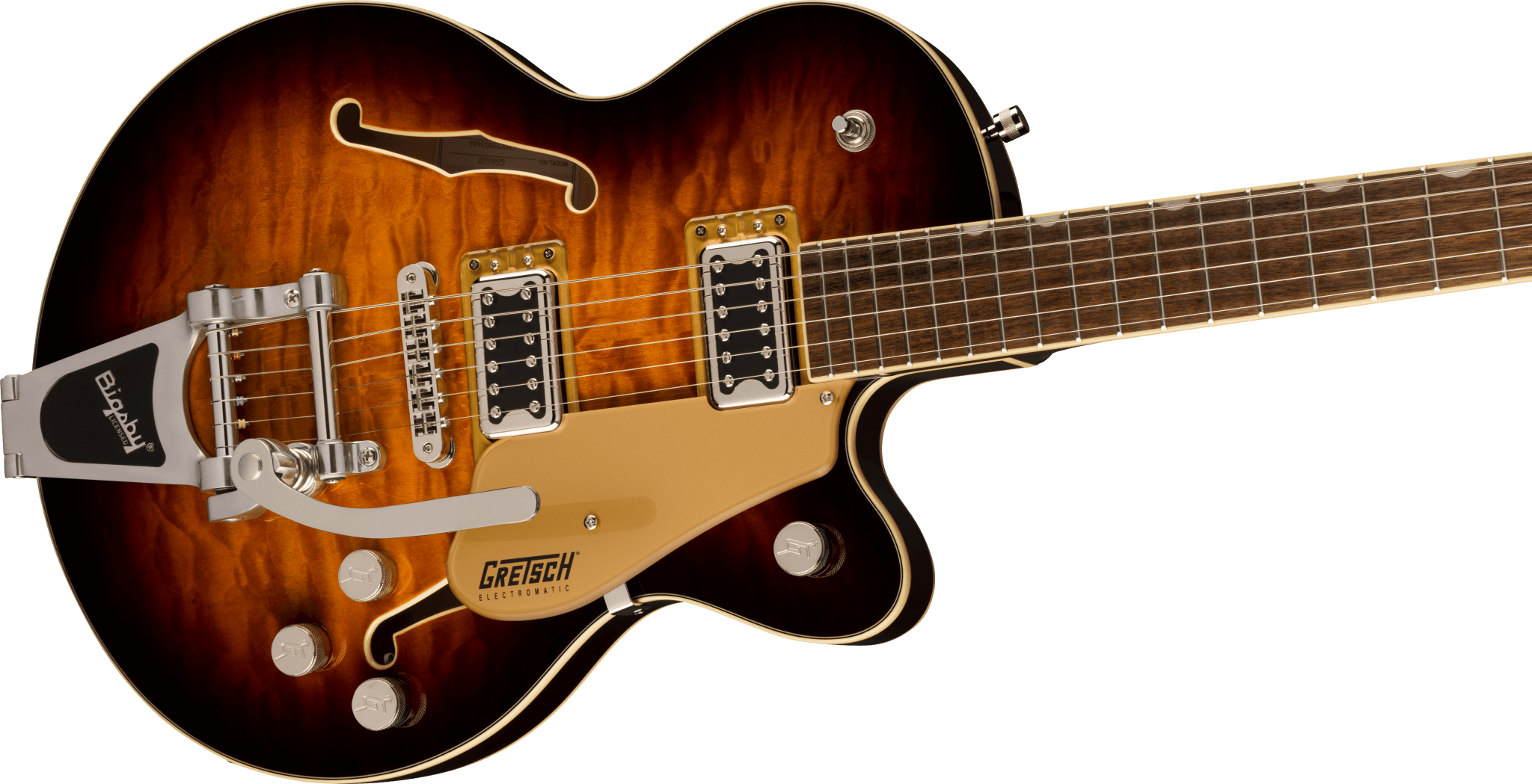 Gretsch G5655T - QM Electromatic® Center Block Jr. Single - Cut Quilted Maple with Bigsby®, Sweet Tea by FMIC
