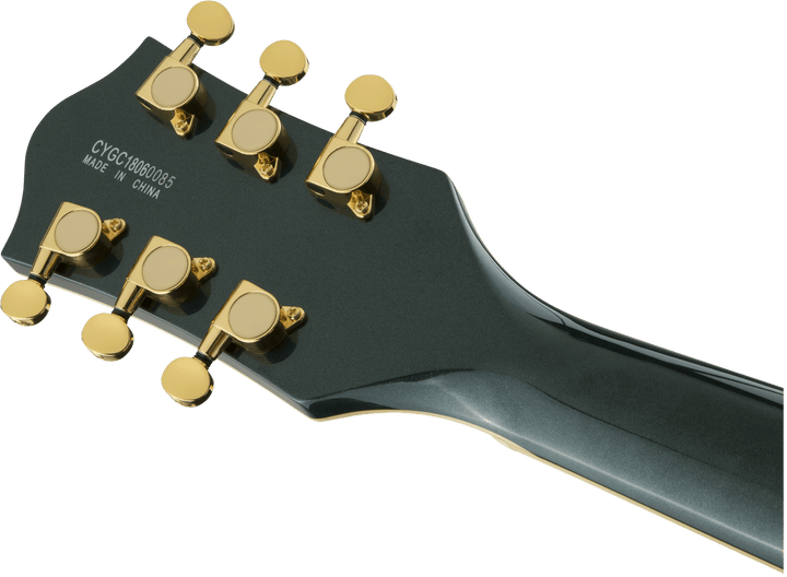Gretsch G5655TG Electromatic® Center Block Jr. Single - Cut with Bigsby® and Gold Hardware, Laurel Fingerboard, Cadillac Green by FMIC