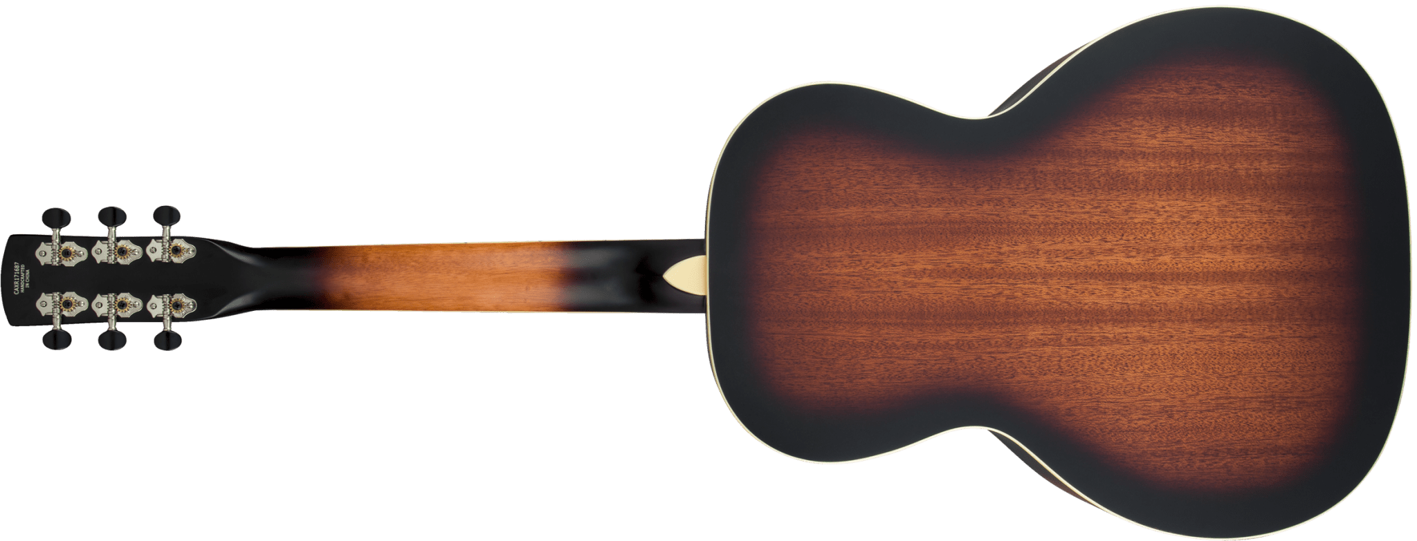 Gretsch G9220 Bobtail™ Round - Neck A.E., Mahogany Body Spider Cone Resonator Guitar, Fishman® Nashville Resonator Pickup, 2 - Color Sunburst by FMIC