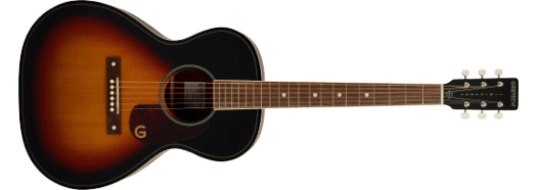 Gretsch Jim Dandy™ Concert LTD, Solid Top, Walnut Fingerboard, Heritage Burst by FMIC