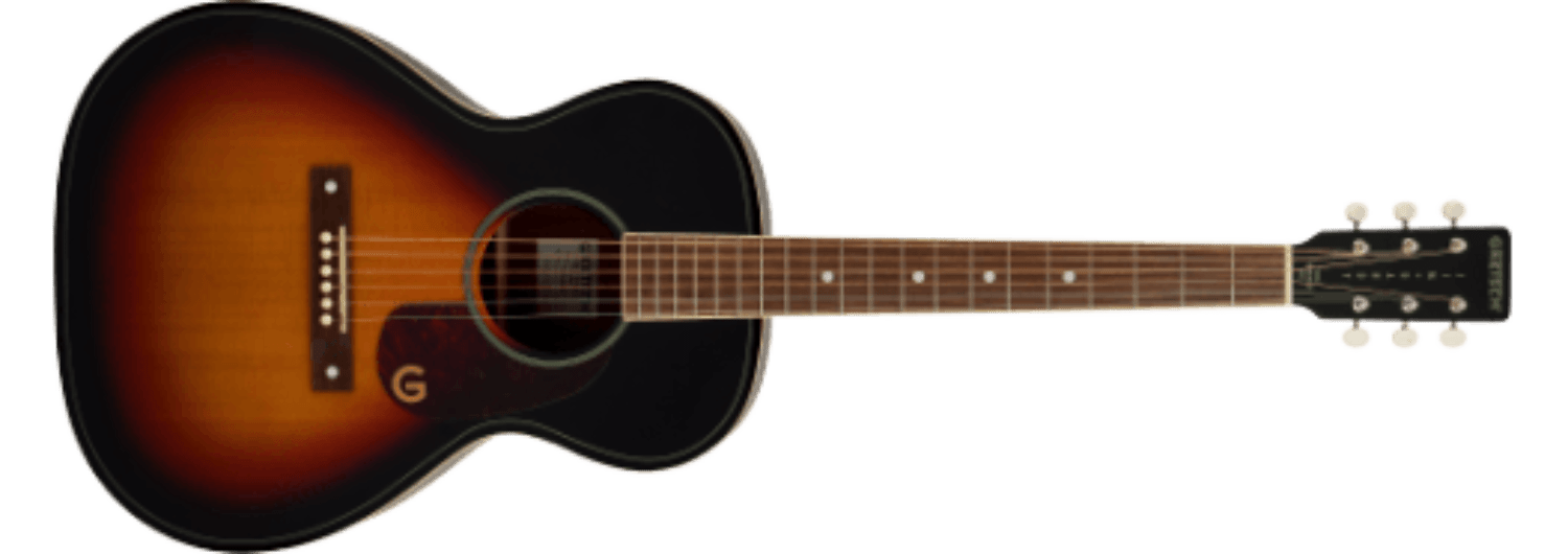Gretsch Jim Dandy™ Concert LTD, Solid Top, Walnut Fingerboard, Heritage Burst by FMIC