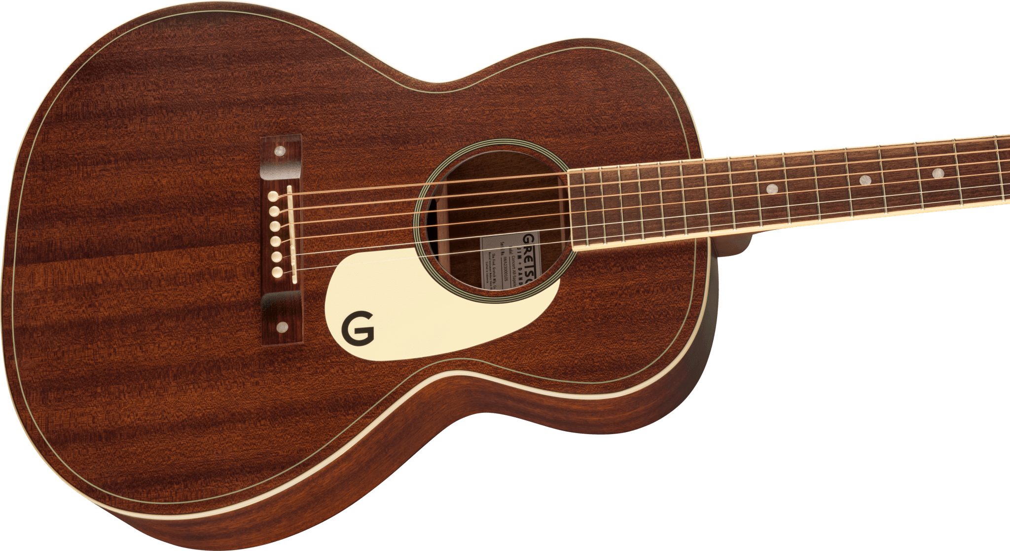 Gretsch Jim Dandy™ Concert, Walnut Fingerboard, Aged White Pickguard, Frontier Stain by FMIC