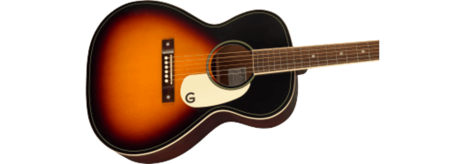 Gretsch Jim Dandy™ Concert, Walnut Fingerboard, White Pickguard, Rex Burst by FMIC