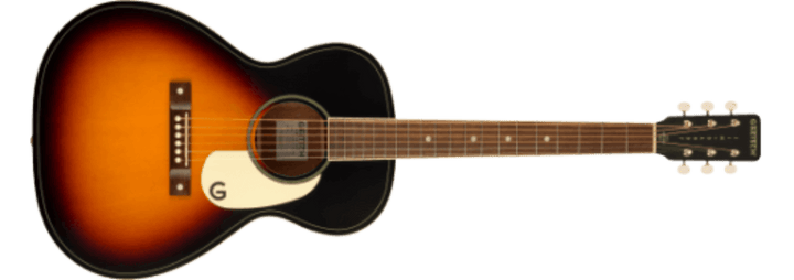 Gretsch Jim Dandy™ Concert, Walnut Fingerboard, White Pickguard, Rex Burst by FMIC