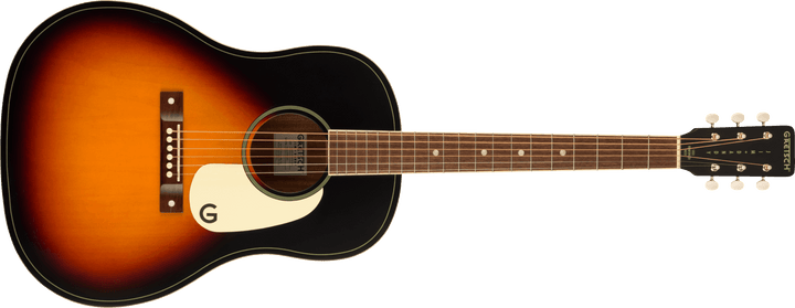 Gretsch Jim Dandy™ Dreadnought, Walnut Fingerboard, White Pickguard, Rex Burst by FMIC