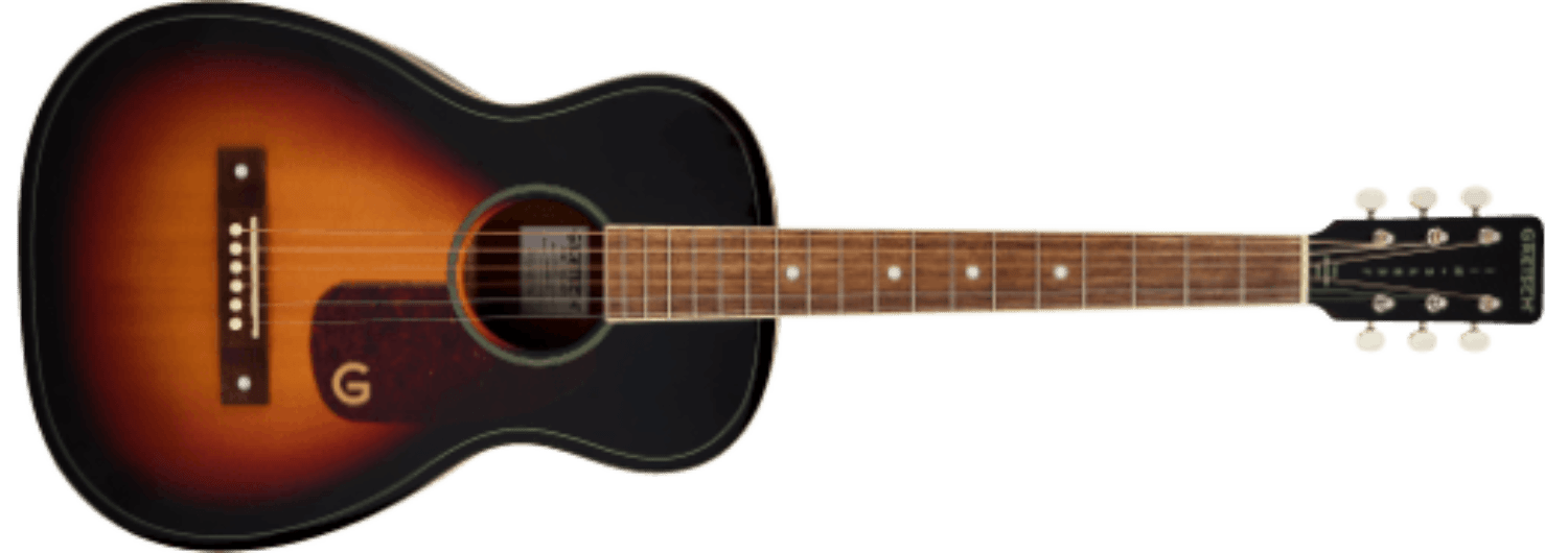 Gretsch Jim Dandy™ Parlor LTD, Solid Top, Walnut Fingerboard, Heritage Burst by FMIC