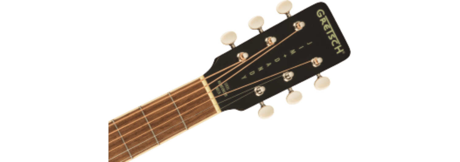 Gretsch Jim Dandy™ Parlor, Walnut Fingerboard, White Pickguard, Rex Burst by FMIC
