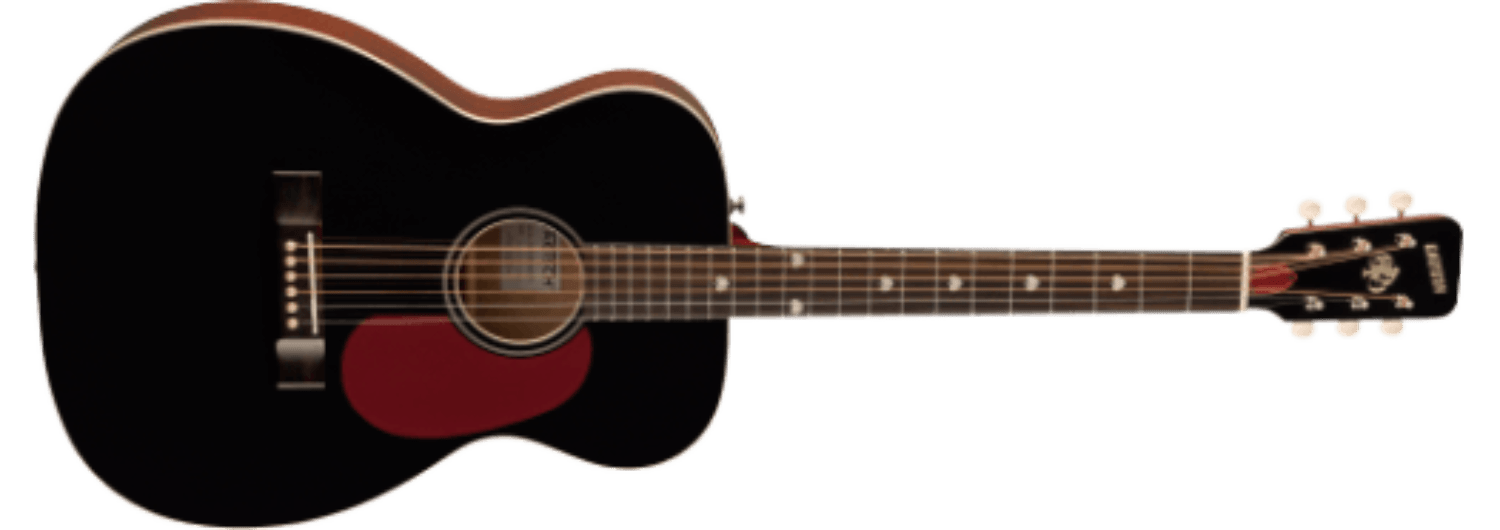 Gretsch Nick 13 Outlaw Heart Grand Concert, Rosewood Fingerboard, Black by FMIC