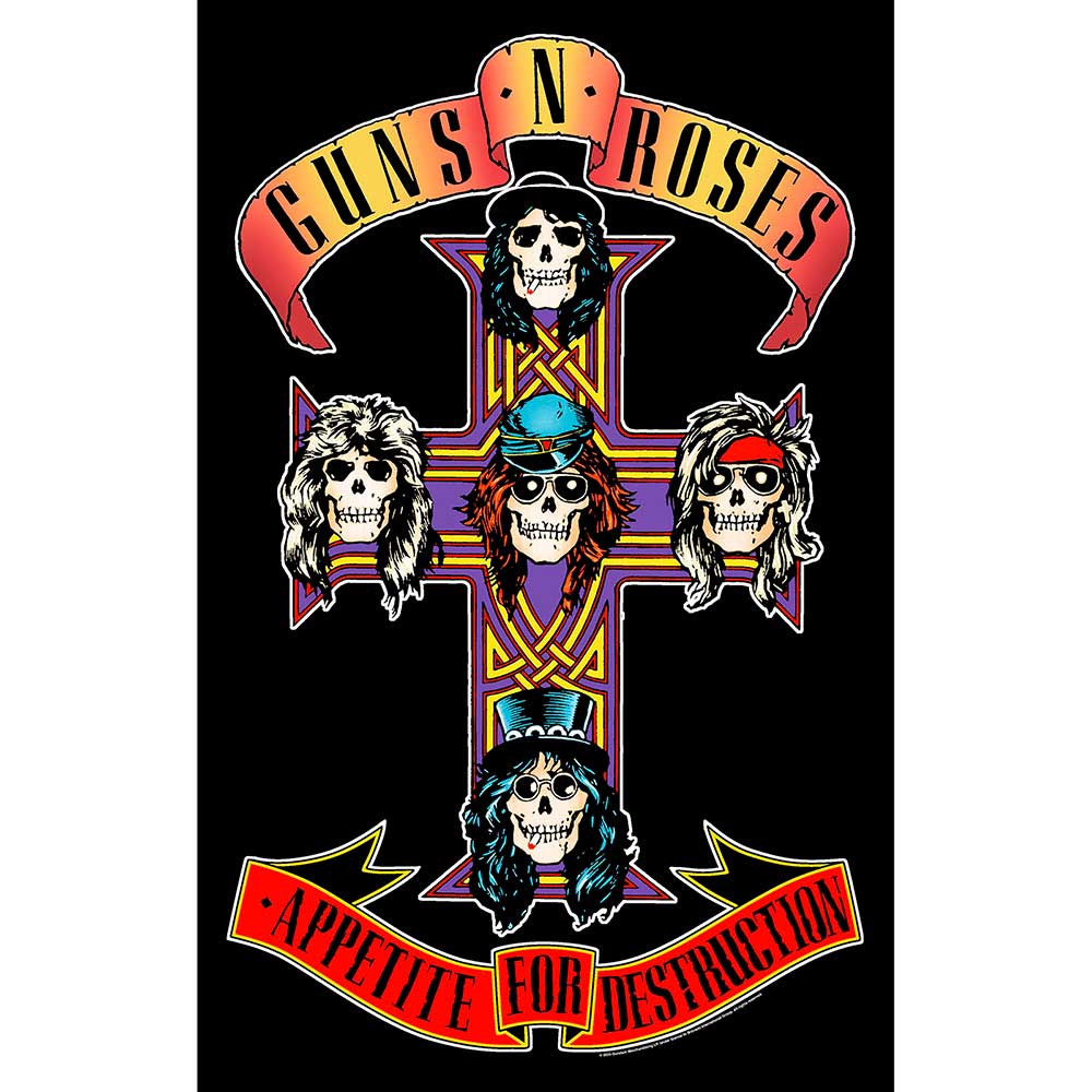 Guns N' Roses Textile Poster Appetite For Destruction by Rock Off Trade