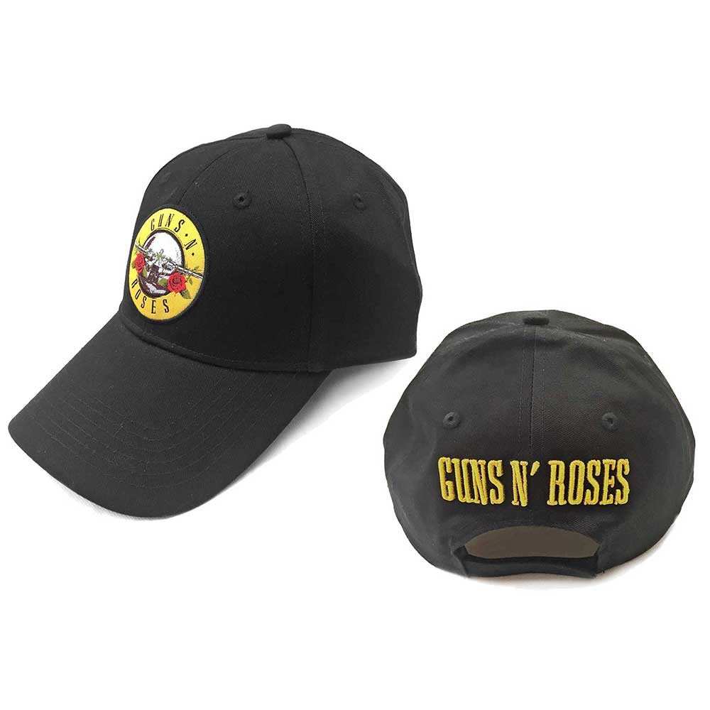 GUNS N' ROSES UNISEX BASEBALL CAP: CIRCLE LOGO (BACK LOGO) by Rock Off Trade