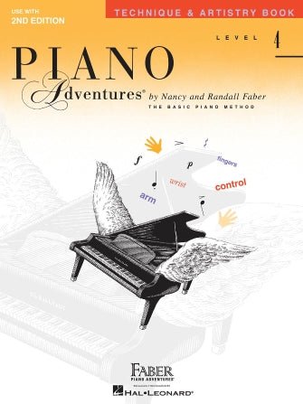 Hal Leonard Faber Piano Adventures® - Technique & Artistry Book - Level 4, 2nd Edition by Hal Leonard