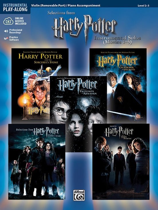 Harry Potter Instrumental Solos for Strings (Movies 1 - 5) by Alfred Publishing