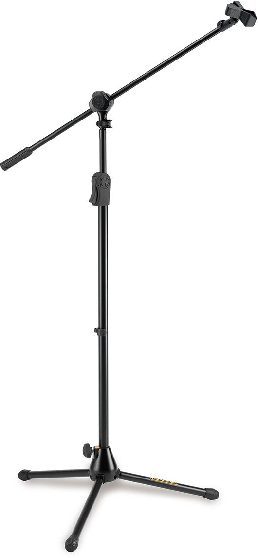 Hercules EZ Clutch Tripod Microphone Stand w/2 In 1 Boom & EZ Mic Clip by Coast Music