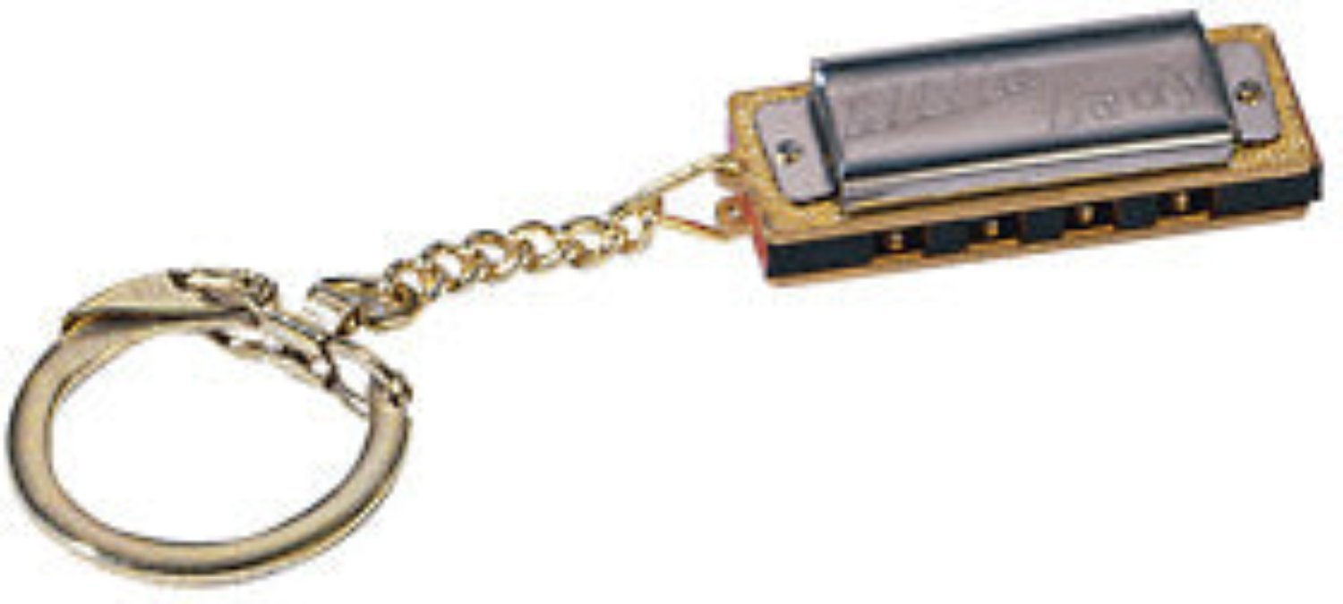 Hohner Little Lady Harmonica Key Chain (4 Holes - one octave) by Coast Music