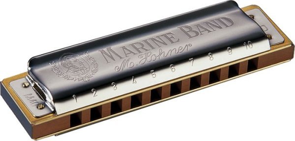 Hohner Marine Band Harmonica, Key of C by Coast Music
