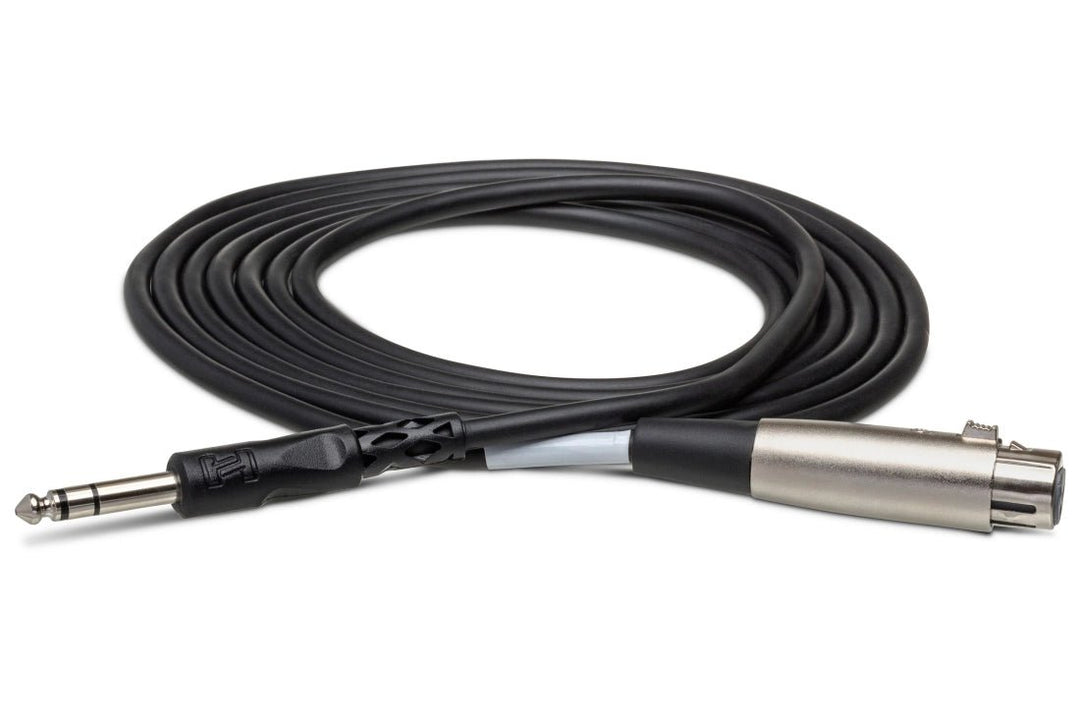 Hosa Balanced Interconnect Cable, XLR3F to 1/4 in TRS - 20 ft by Hosa