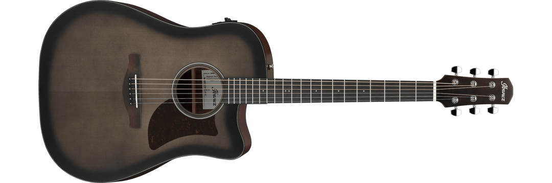 Ibanez AAD50 Advanced Acoustic, Trans Charcoal Burst by Hoshino