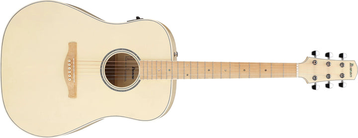 Ibanez AAD77M1EOAW Advance Acoustic Series Acoustic Guitar - Open Pore Antique White by Ibanez