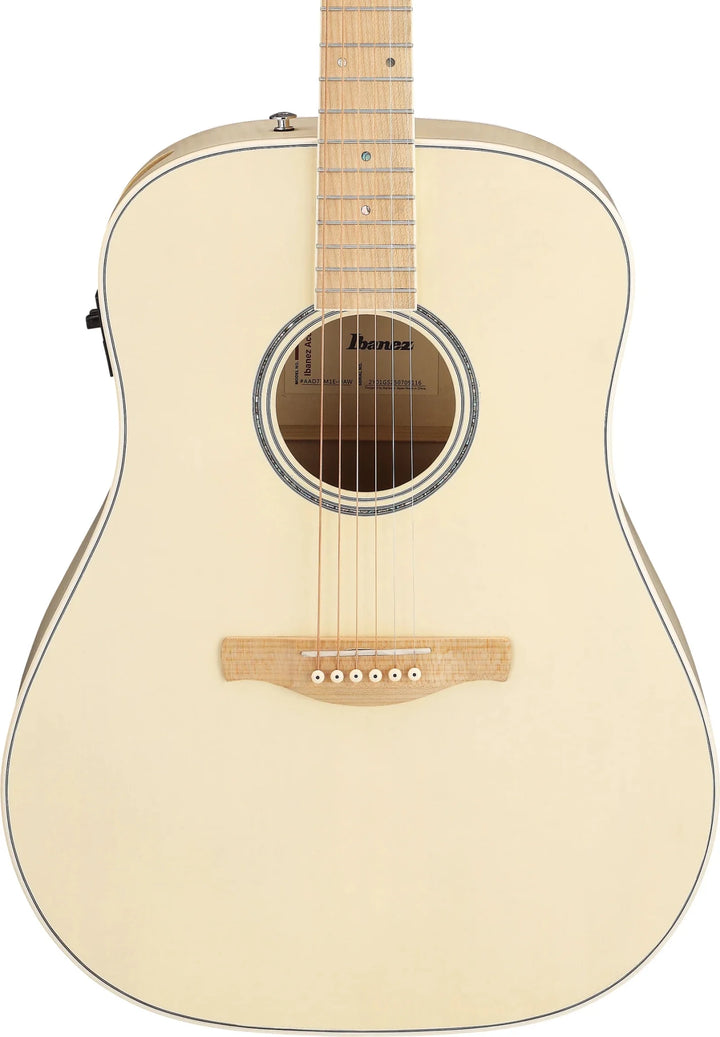 Ibanez AAD77M1EOAW Advance Acoustic Series Acoustic Guitar - Open Pore Antique White by Ibanez