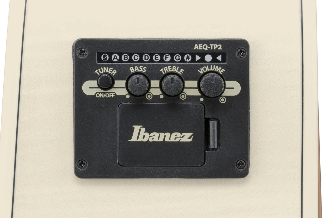 Ibanez AAD77M1EOAW Advance Acoustic Series Acoustic Guitar - Open Pore Antique White by Ibanez