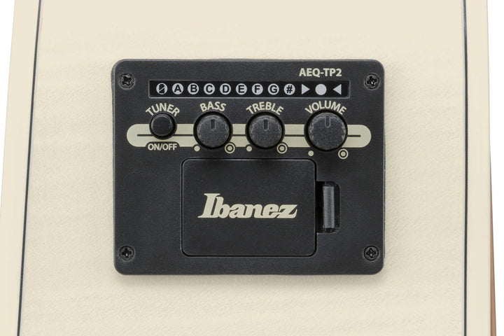Ibanez AAD77M1EOAW Advance Acoustic Series Acoustic Guitar - Open Pore Antique White by Ibanez