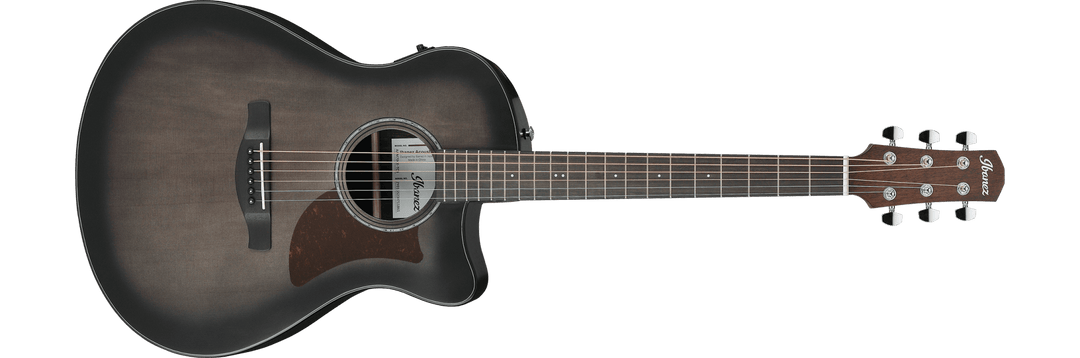 Ibanez AAM70CE Advanced Acoustic Electric, Trans Charcoal Burst by Hoshino