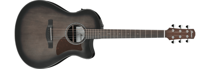 Ibanez AAM70CE Advanced Acoustic Electric, Trans Charcoal Burst by Hoshino