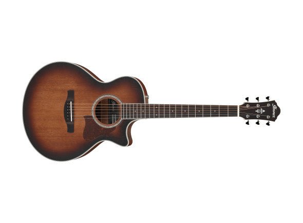 Ibanez AE240JR AE Series Acoustic Electric, Mahogany Sunburst High Gloss by Hoshino
